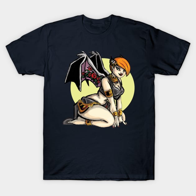 Demon Goddess Lilith Mae T-Shirt by Djnebulous